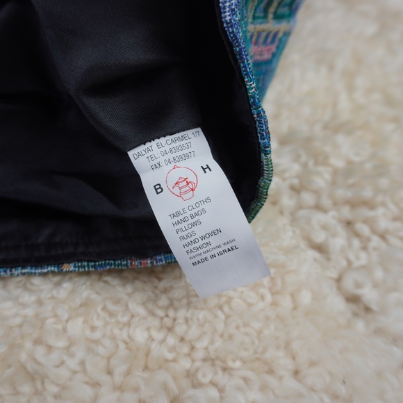 VTG Tapestry Cross Body Messenger Bag Carpet Fabric Boho Purse Hippie Festival - Picture 7 of 9